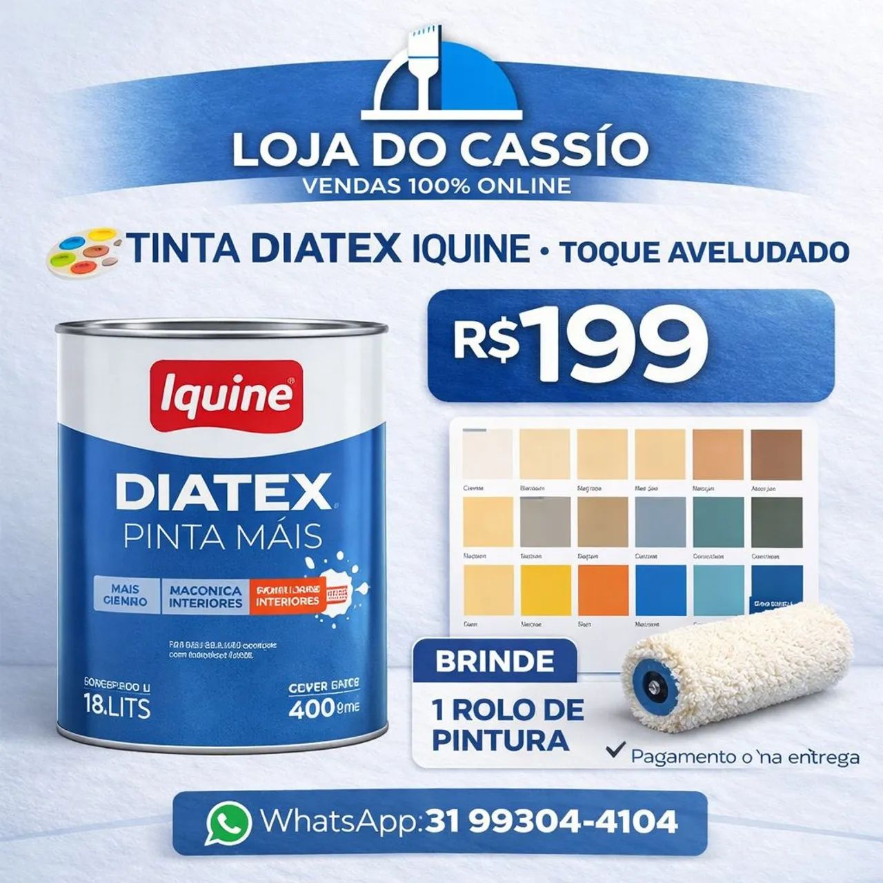 Tinta Barata Para Parede - Entrega em BH 