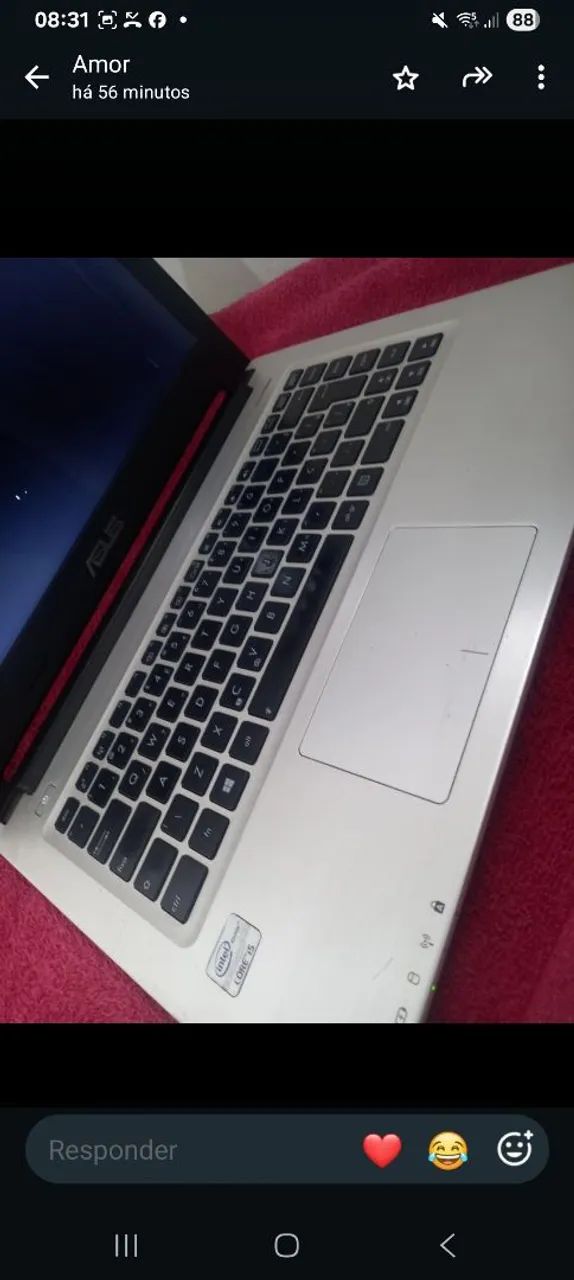 Notebook  asus lindo i5 8gb Ssd garantia  - Foto 2