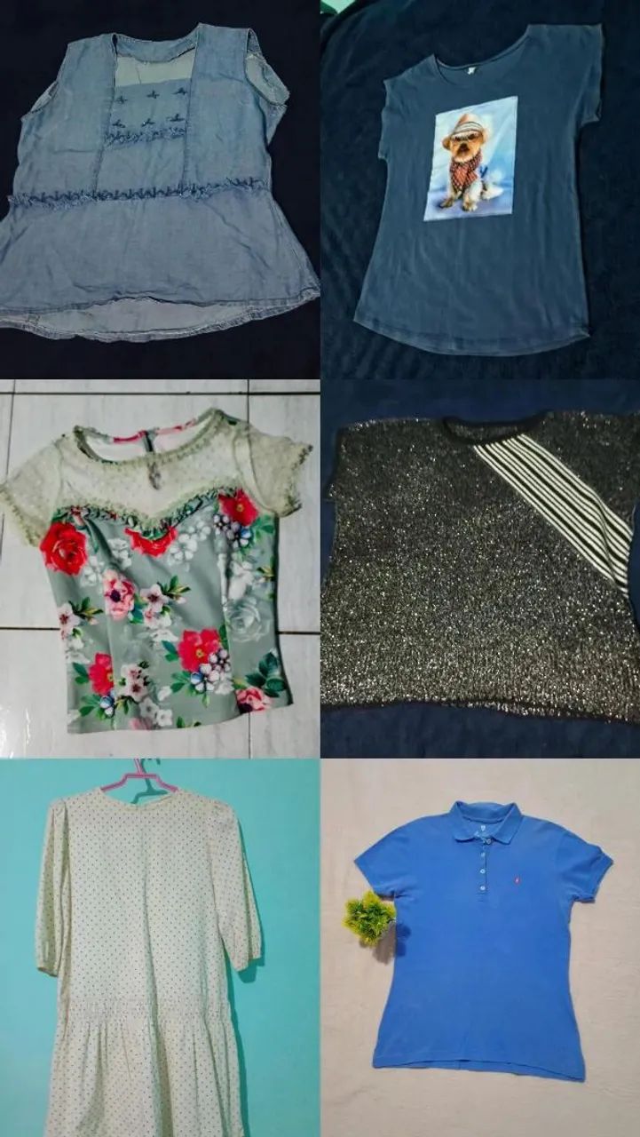 Lote 50 peças roupas - Foto 2