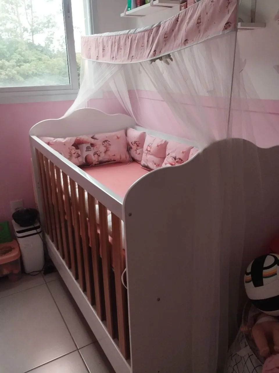 Berço de bebê 2 em 1 - Foto 2