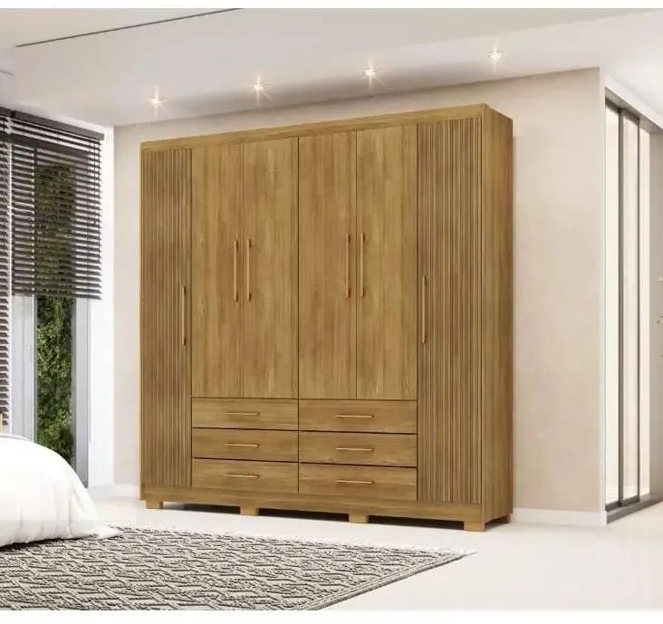 Guarda roupa 100% MDF com 6 gavetas Novos  - Foto 2