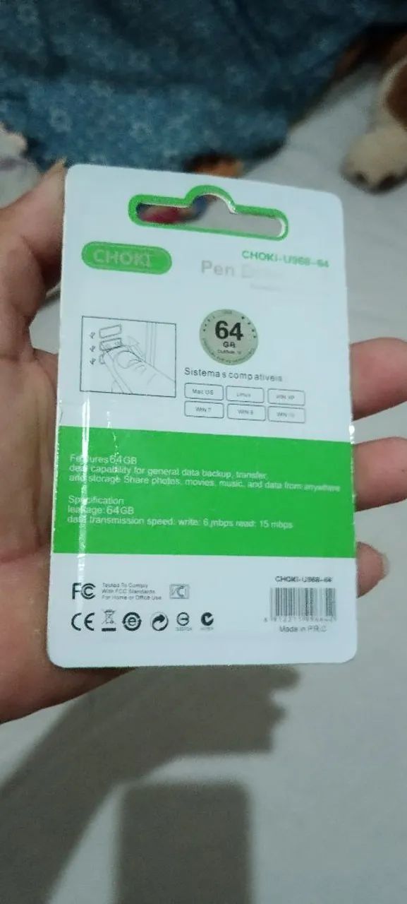 Pen drive 64 GB novo - Foto 2