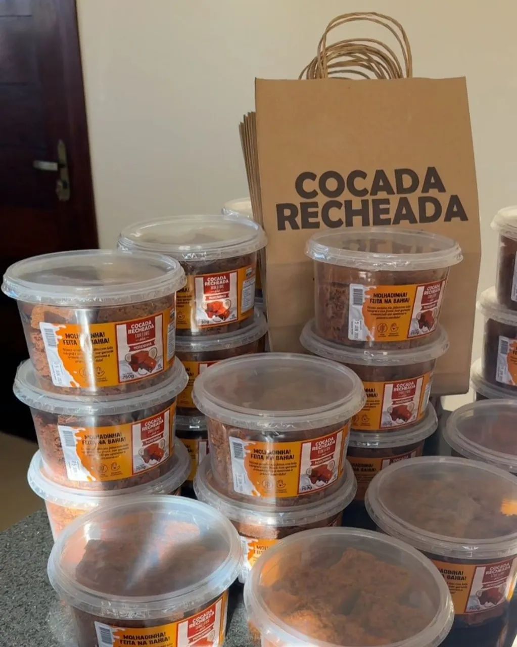 Cocada Recheada 750g - 15unid.