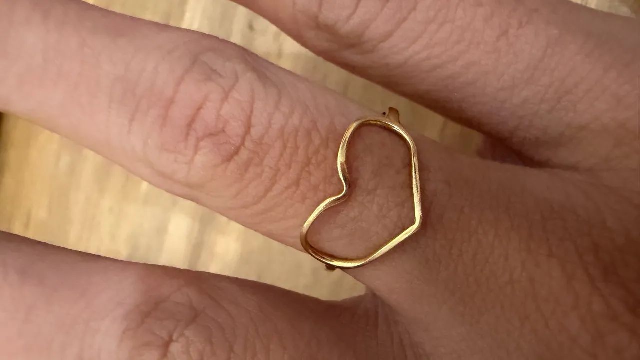 Anel ouro 18k