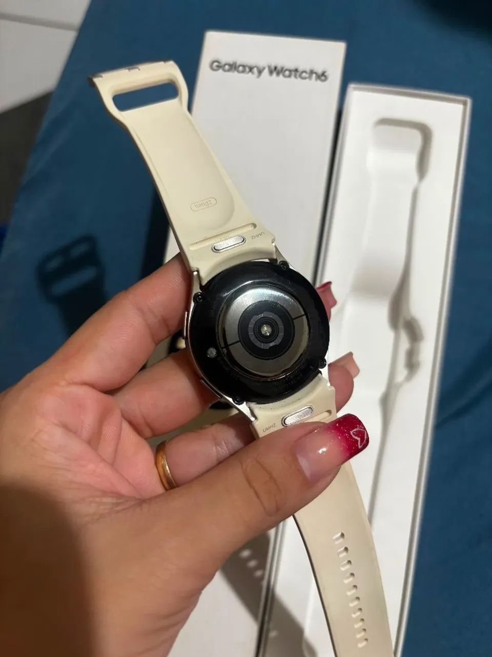 smart watch 6 samsung branco off white - Foto 2