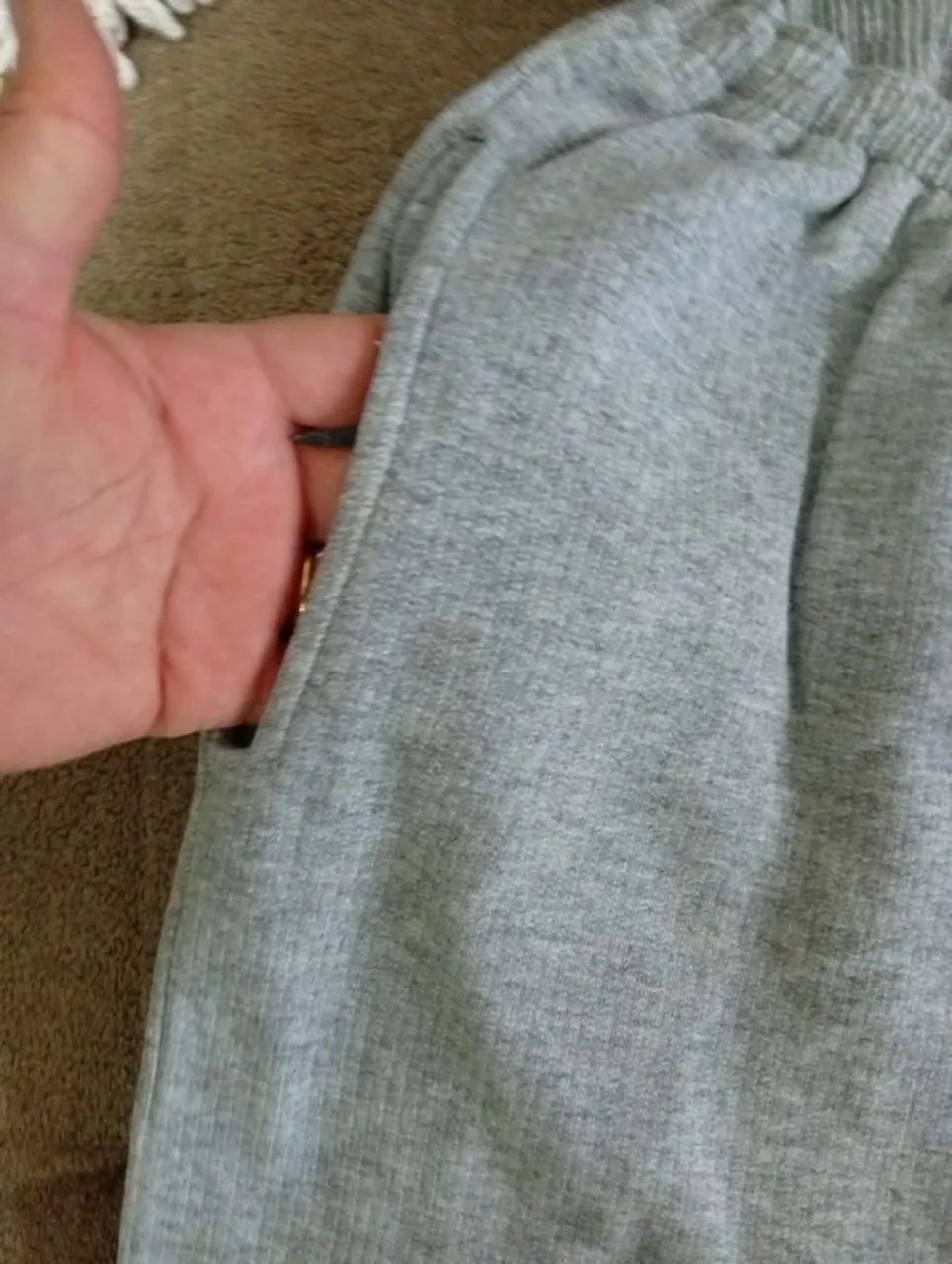 Calça de moletom plus size GG - Foto 2