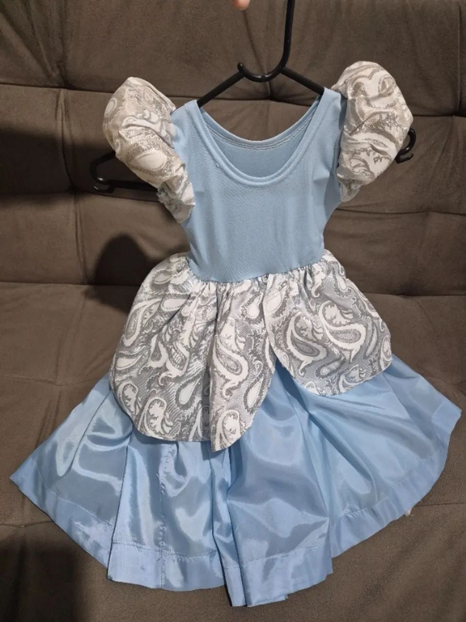 Vestido infantil cinderela
