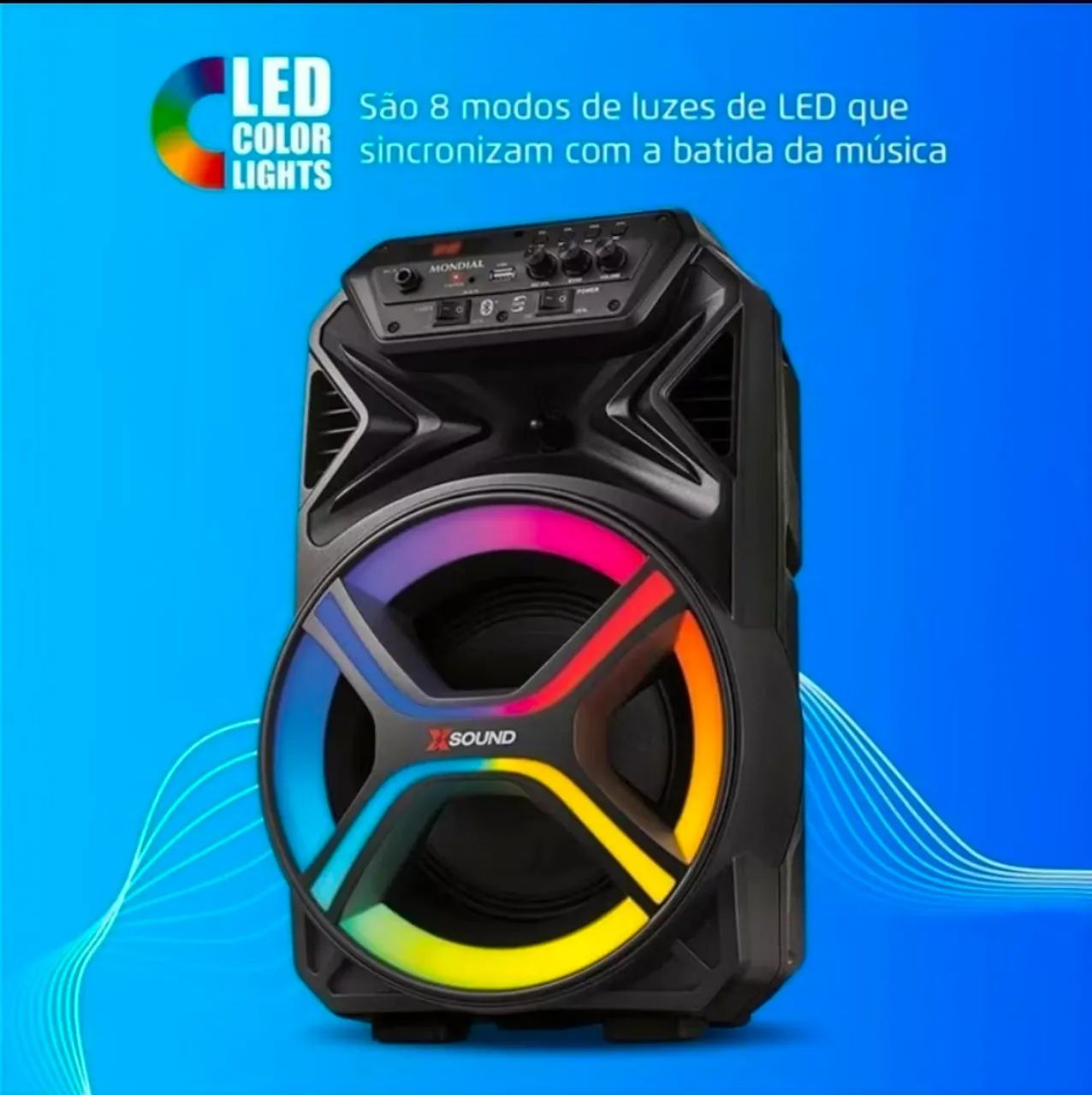 CAIXA DE SOM MONDIAL CM 550 L - Foto 5