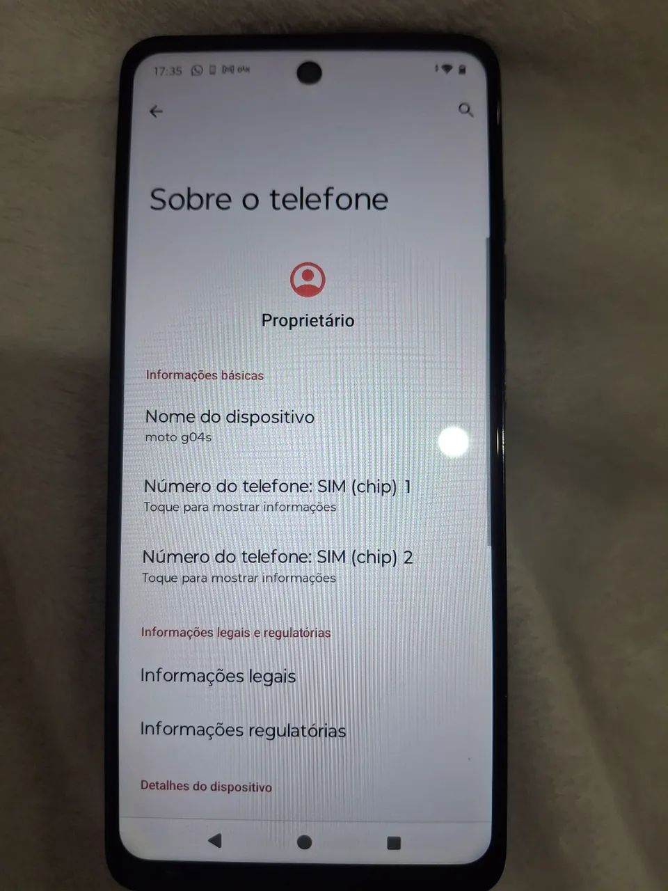 Moto g04s 