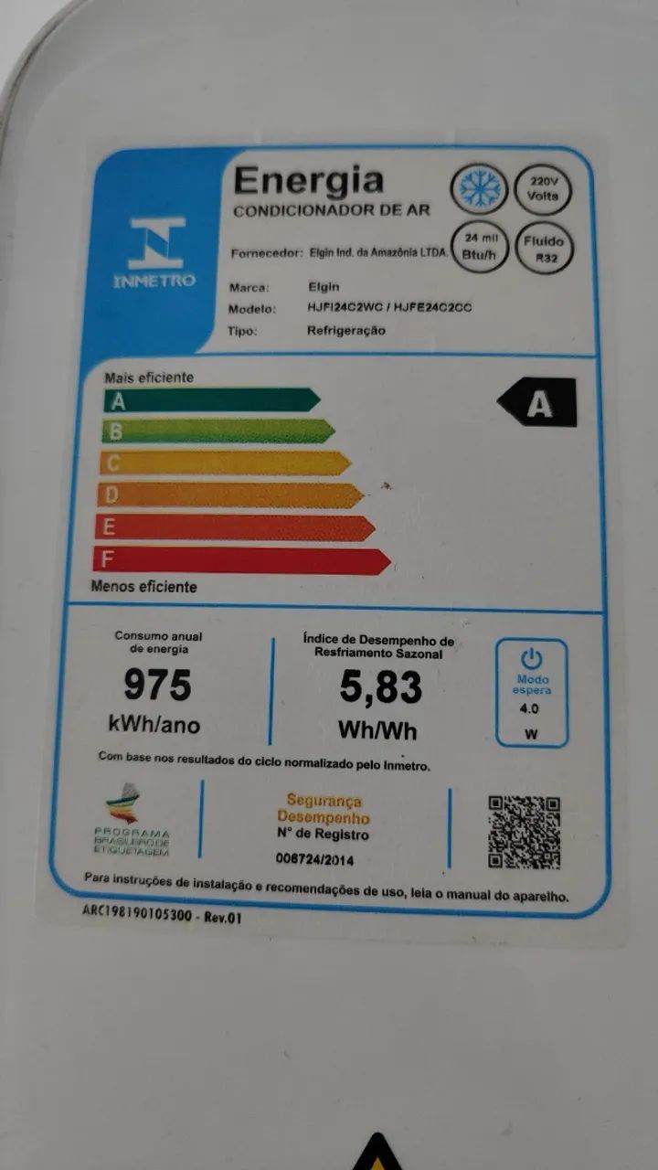 Ar-Condicionado Elgin 24.000 BTU - Foto 2