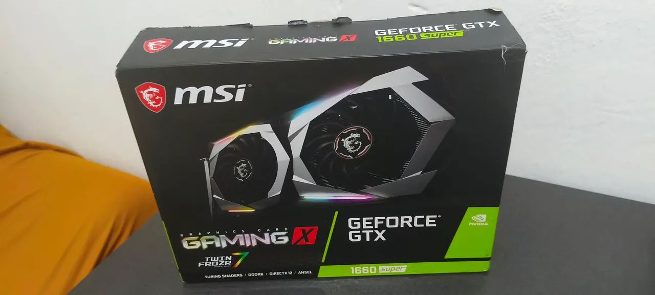 Caixa vazio MSI  GTX 1660 super  - Foto 2