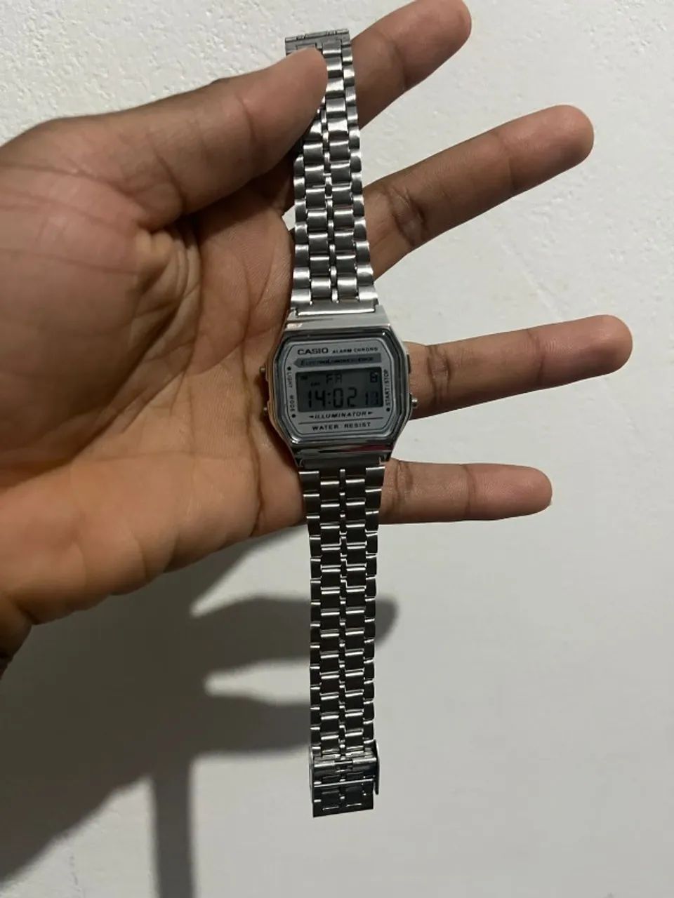 Relógio Casio Retro Vintage Prata Unissex - Foto 5
