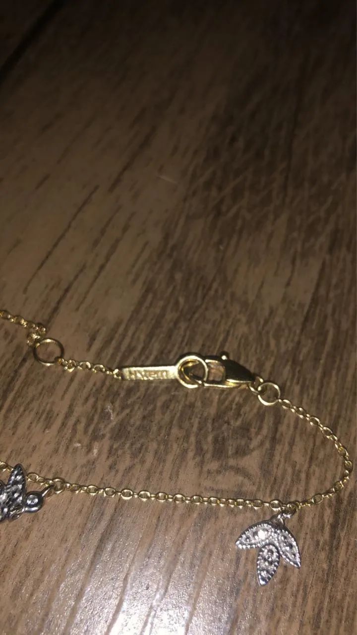 Pulseira H.Stern Folhas - Ouro 18K com Diamantes - Foto 4