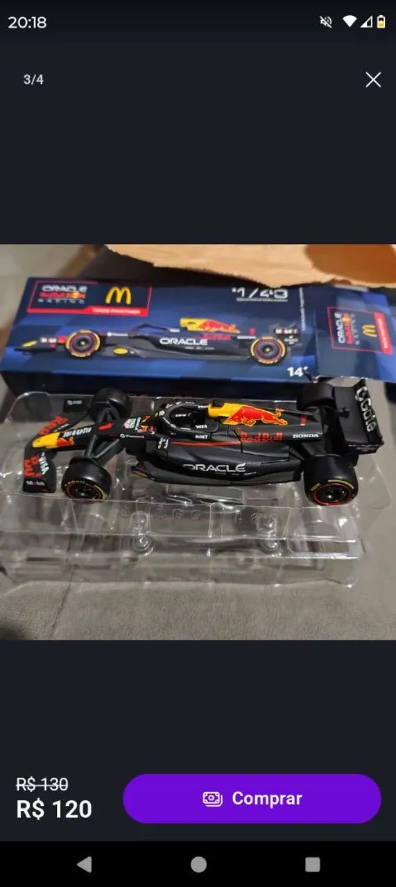 Carinho F1 McDonald's