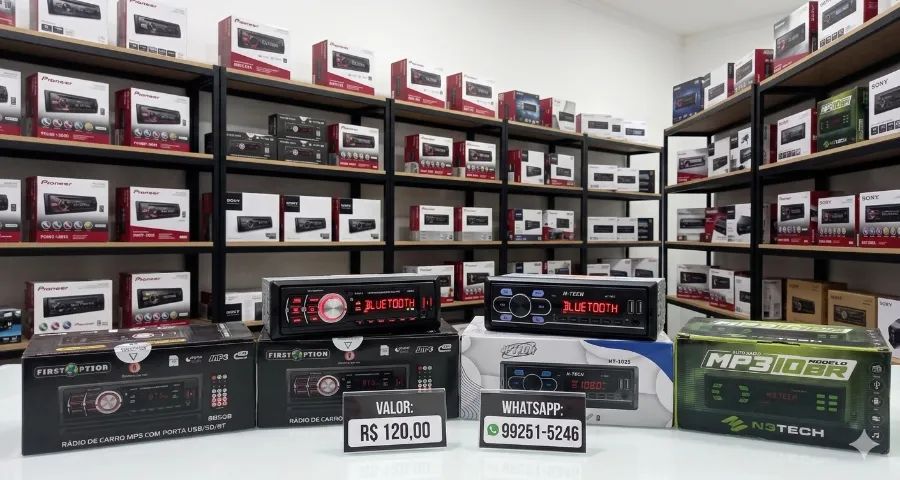 som de carro Bluetooth , vários modelos a pronta entrega !