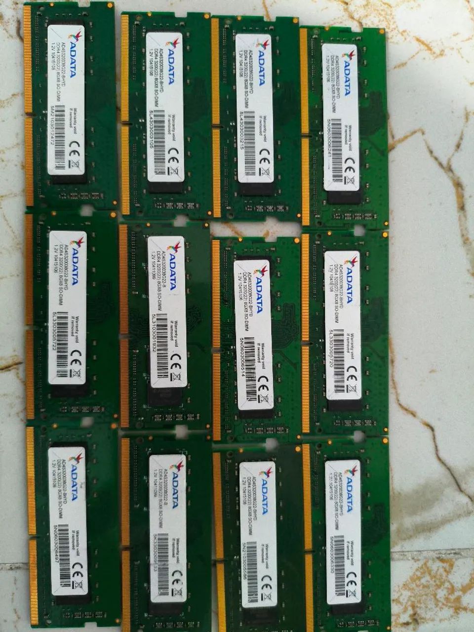 Memória ram ddr4 8GB 3200mhz adata notebook 