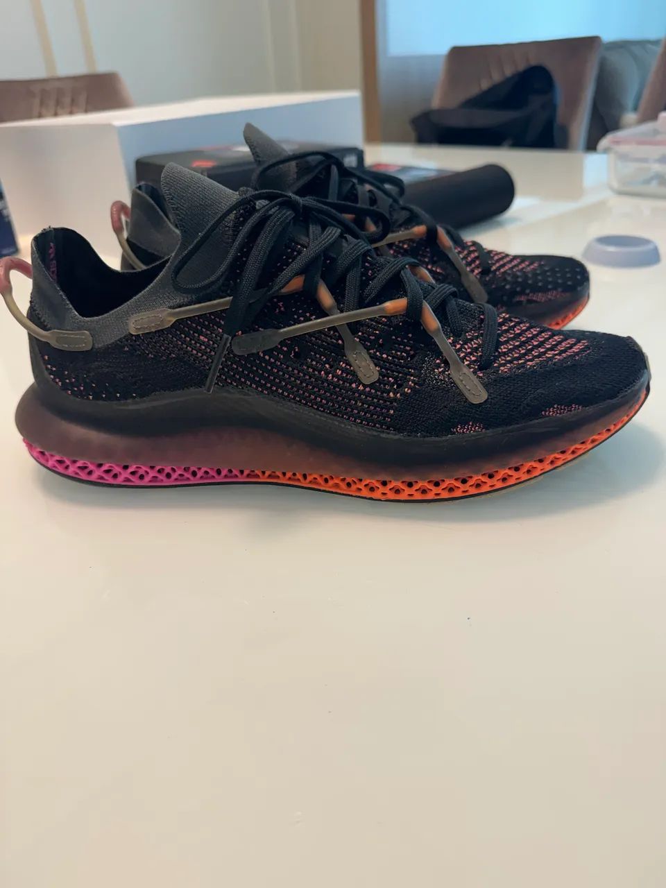 Tênis adidas tam 40 BR, 9 US, adidas 4D Fusion, color way Preto