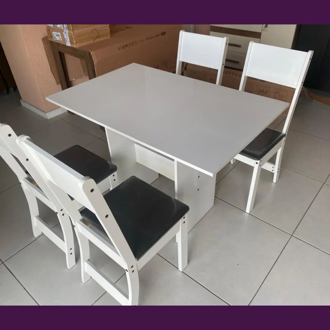 Mesa com 4 cadeiras - entregamos hoje  - Foto 2