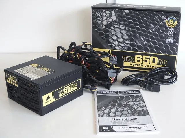 Fonte Corsair TX650W