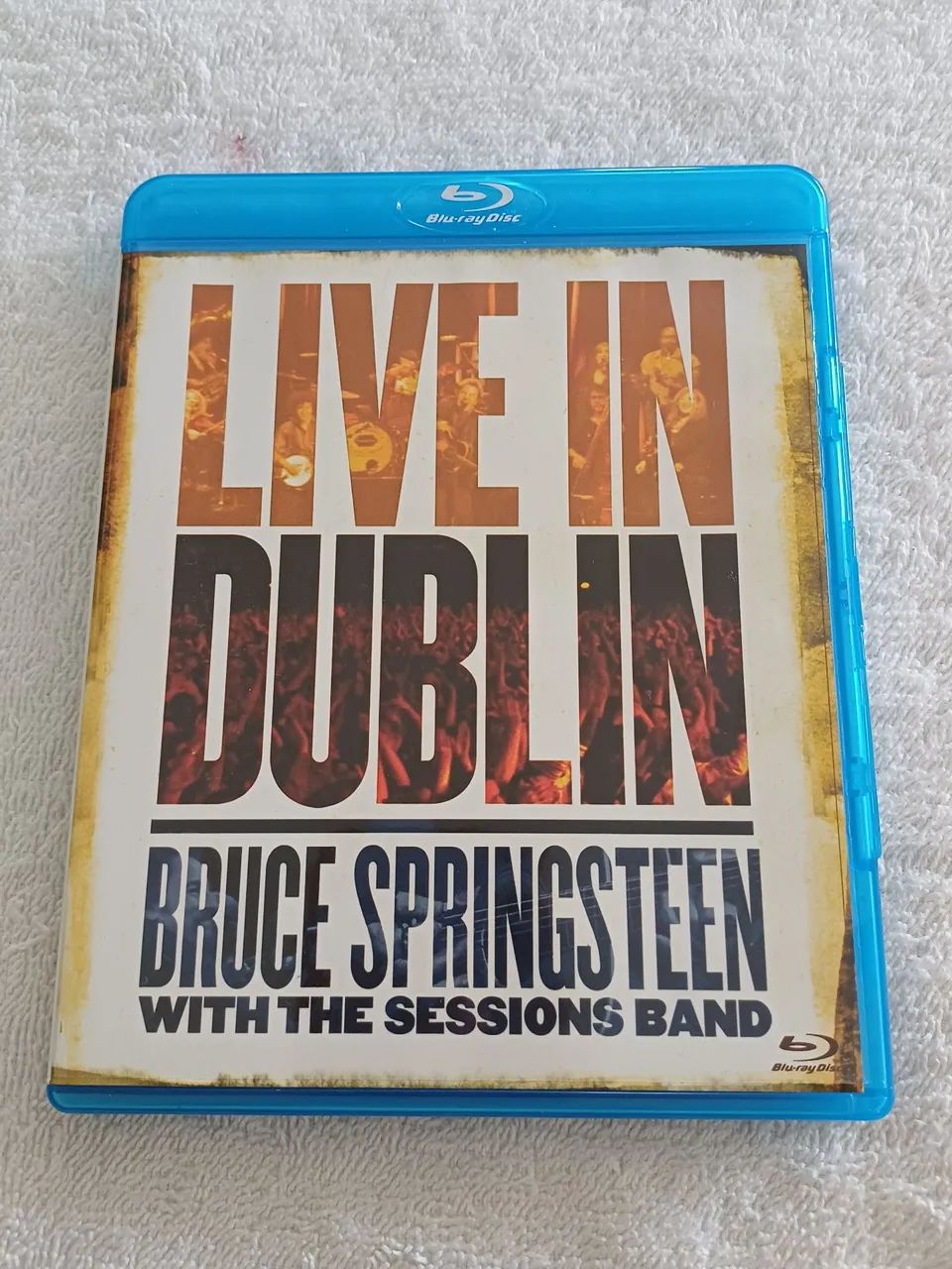Blu-ray original "Bruce Springsteen with The Sessions Band: Live in Dublin". 