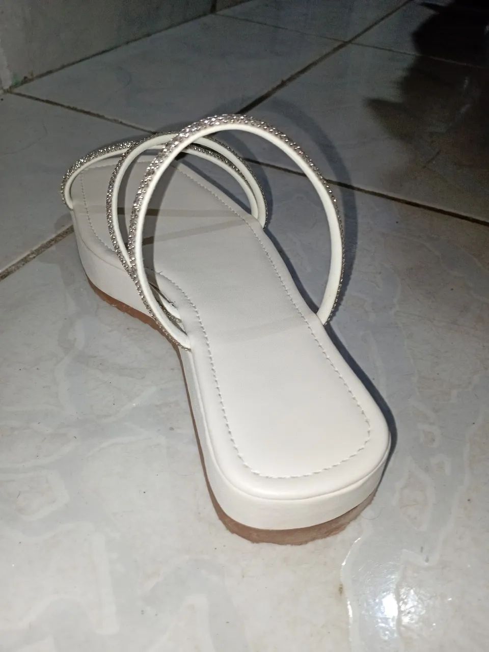 Rasteira Plataforma com strass NOVA.<br> - Foto 5