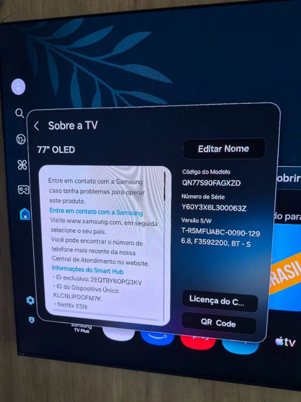 TV Samsung OLED S90F de 77 polegadas | Nota Fiscal + Garantia - Foto 4