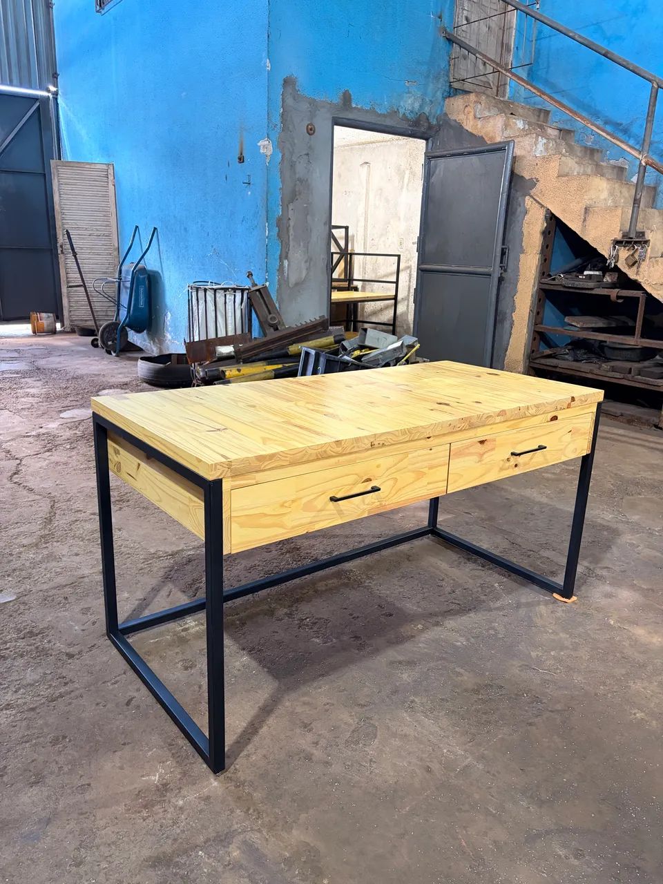 Mesa industrial pinus sob encomenda  - Foto 2