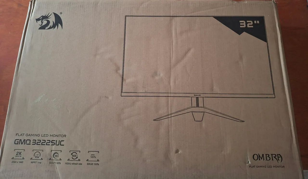 Monitor Gamer Redragon Ombra 32 polegadas Quad HD IPS 165hz  - Foto 2