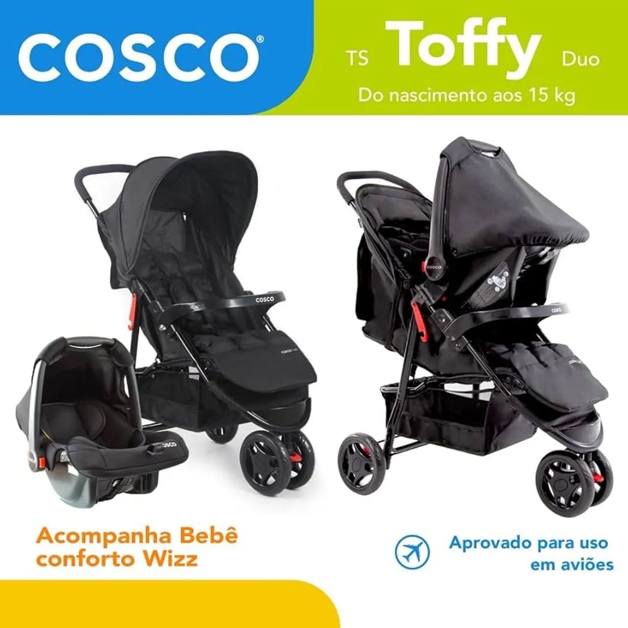 Carrinho de bebê COSCO  - Foto 2