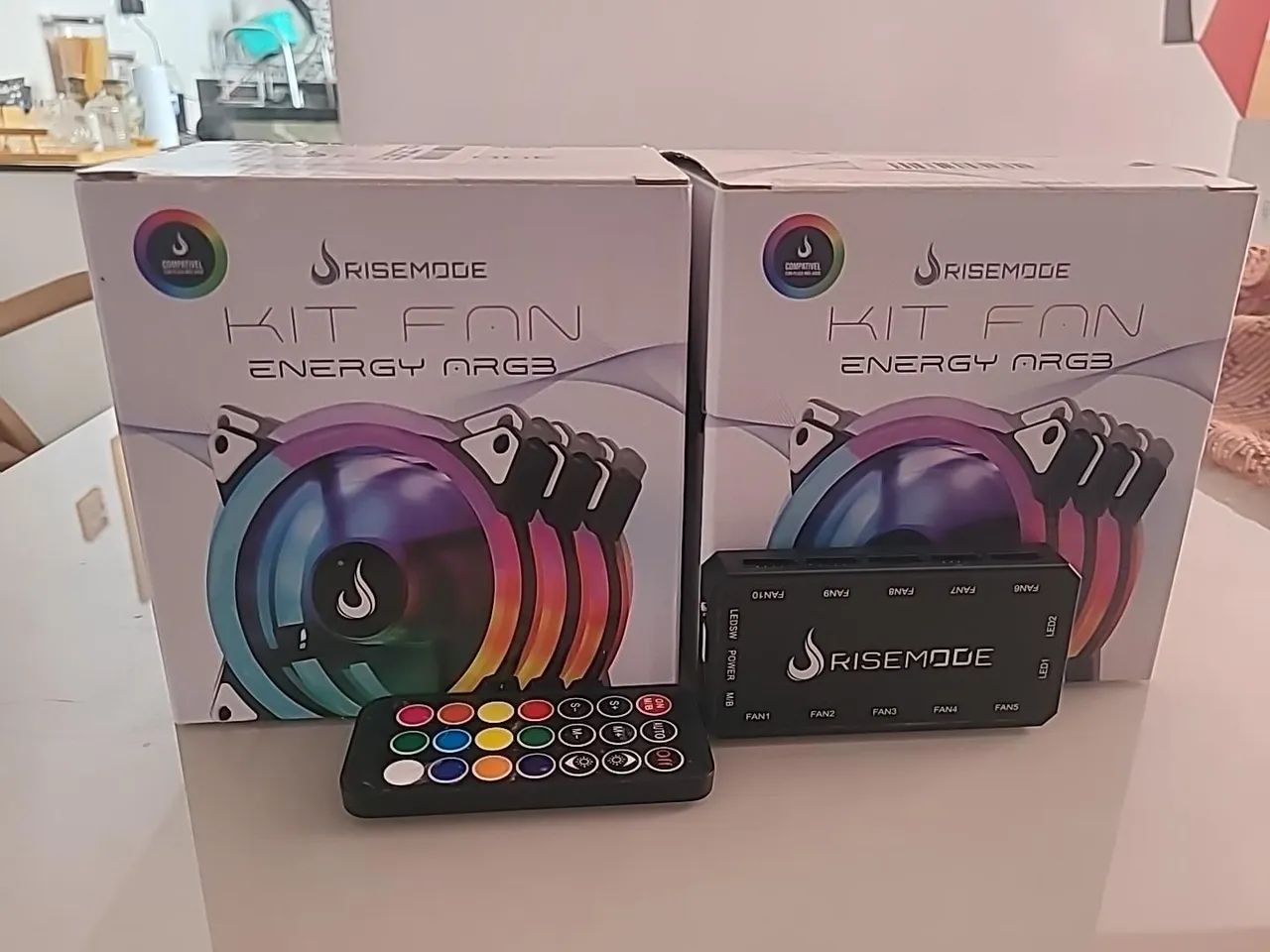 Kit ventuinhas + controladora risemode