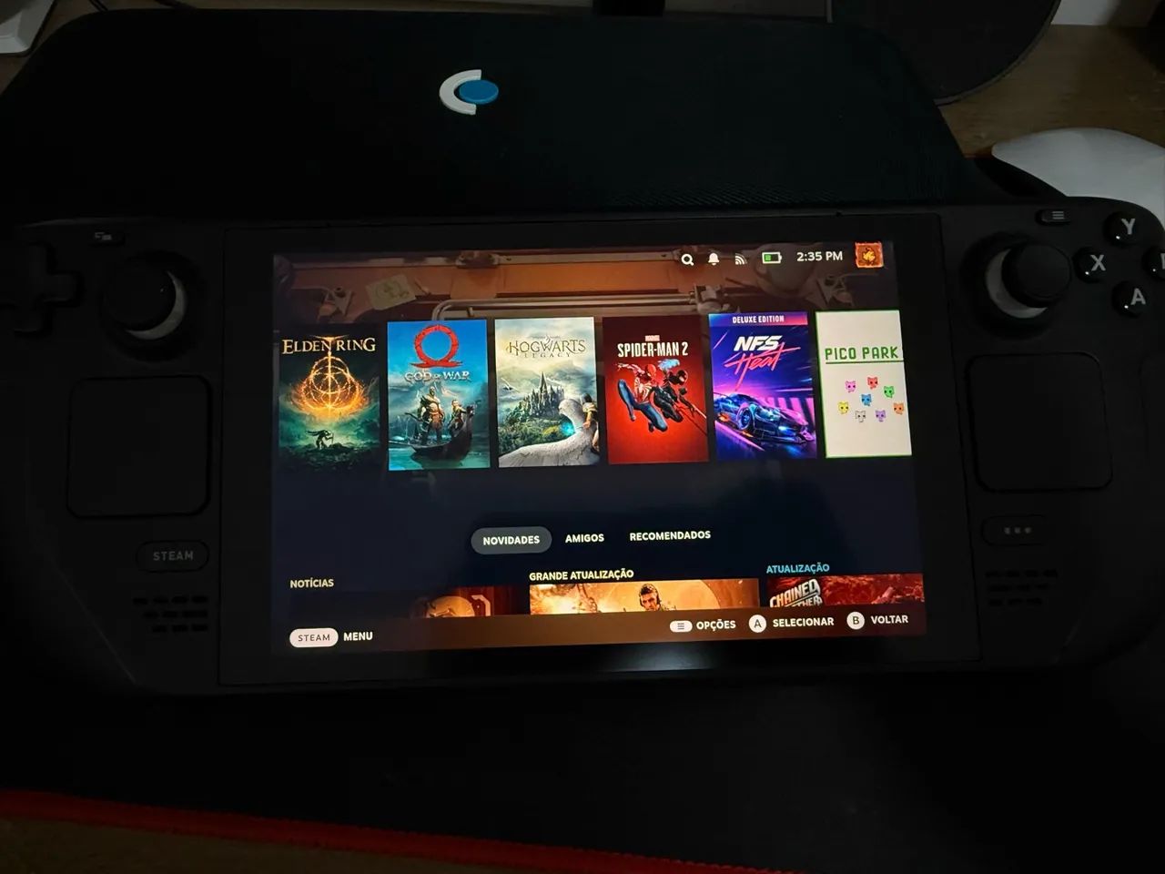 Steam deck 512gb + 1tb NOVO - Consoles de Vídeo Game - Edson