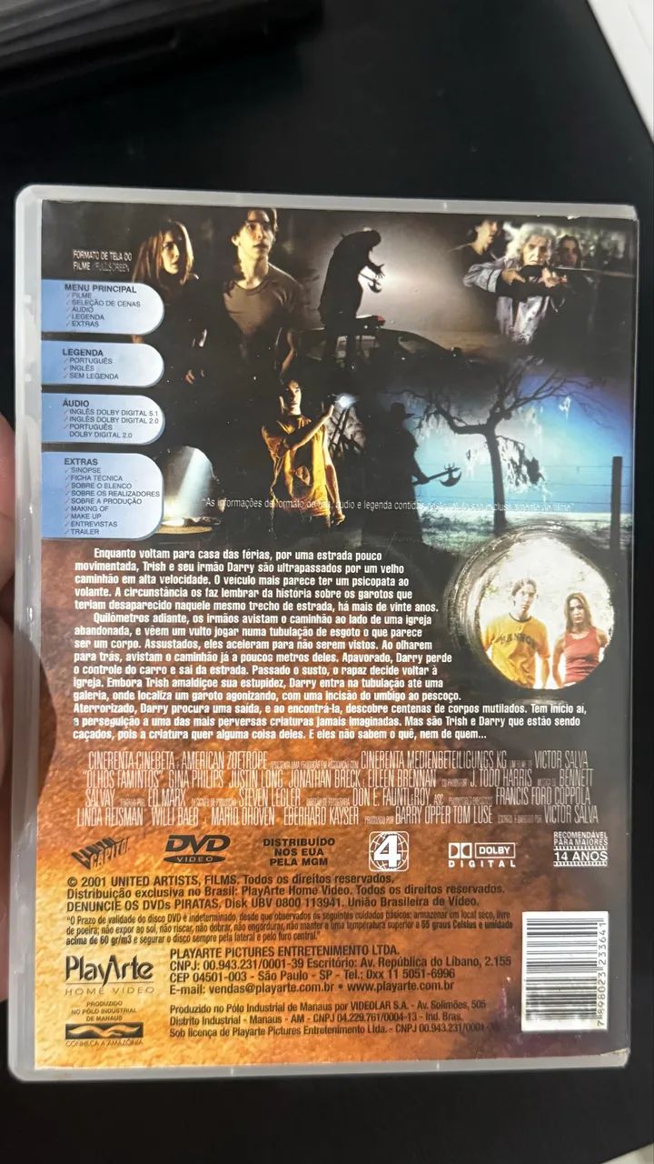 DVD olhos famintos  - Foto 2