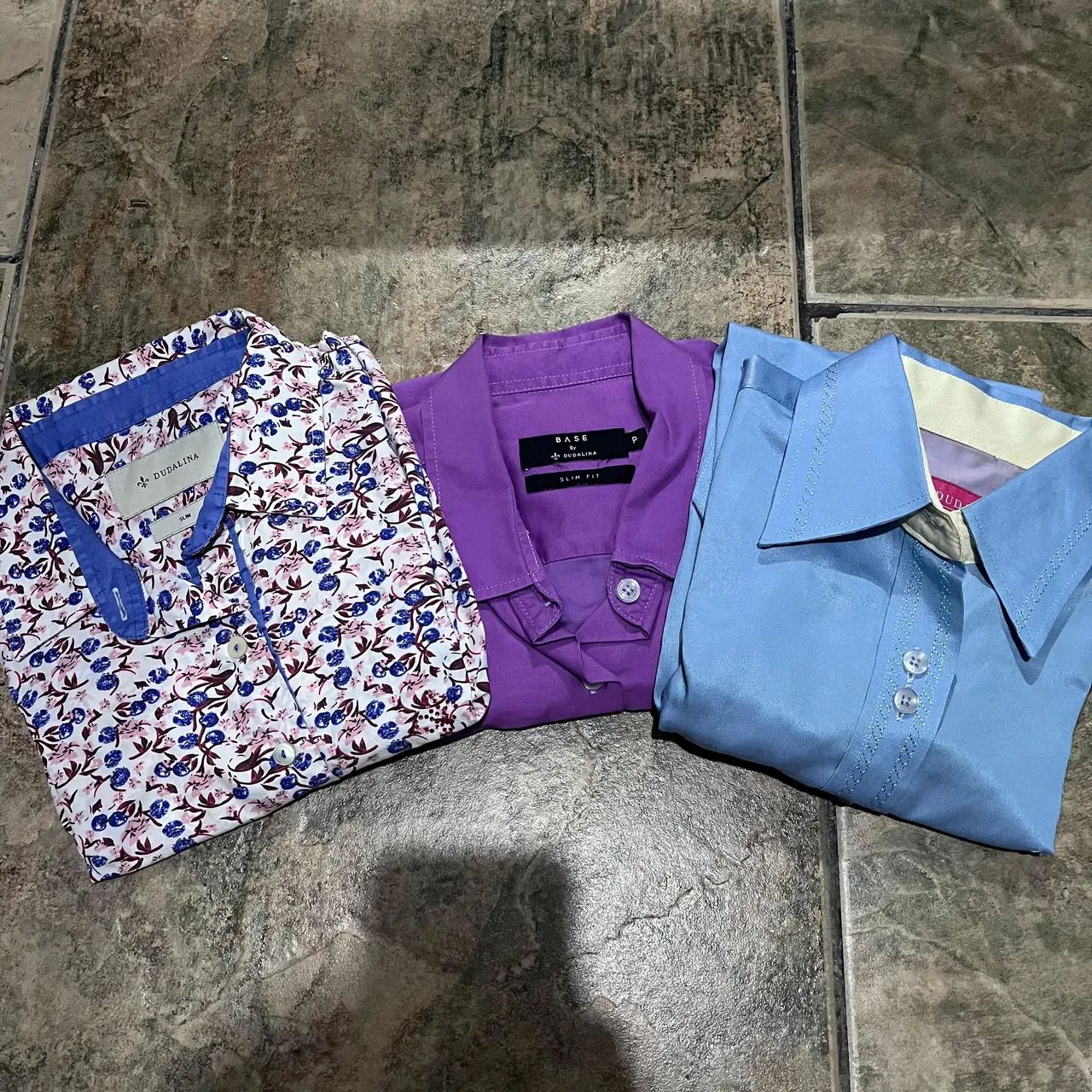 3 Camisas Dudalina Femininas