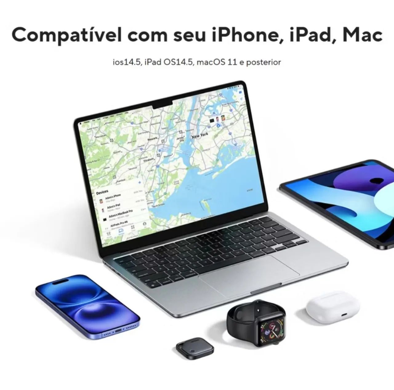 Kit 4x Ugreen Smart Tag Find Apple (Mini Rastreador) - Foto 5