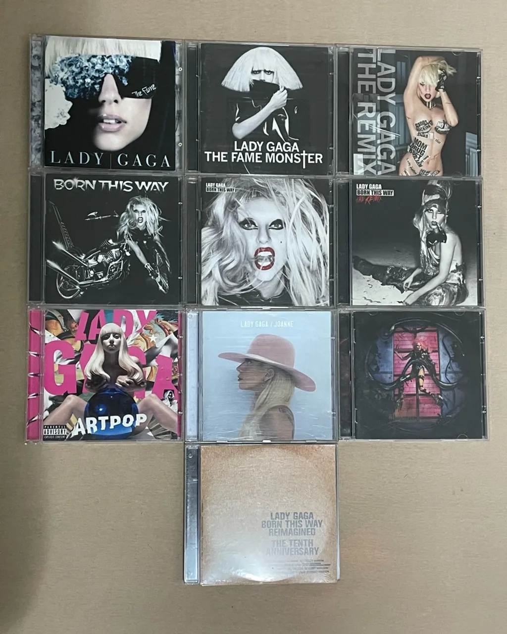 Lady Gaga Born This Way e Artpop Cd e DVD deluxe metalizado - CDs