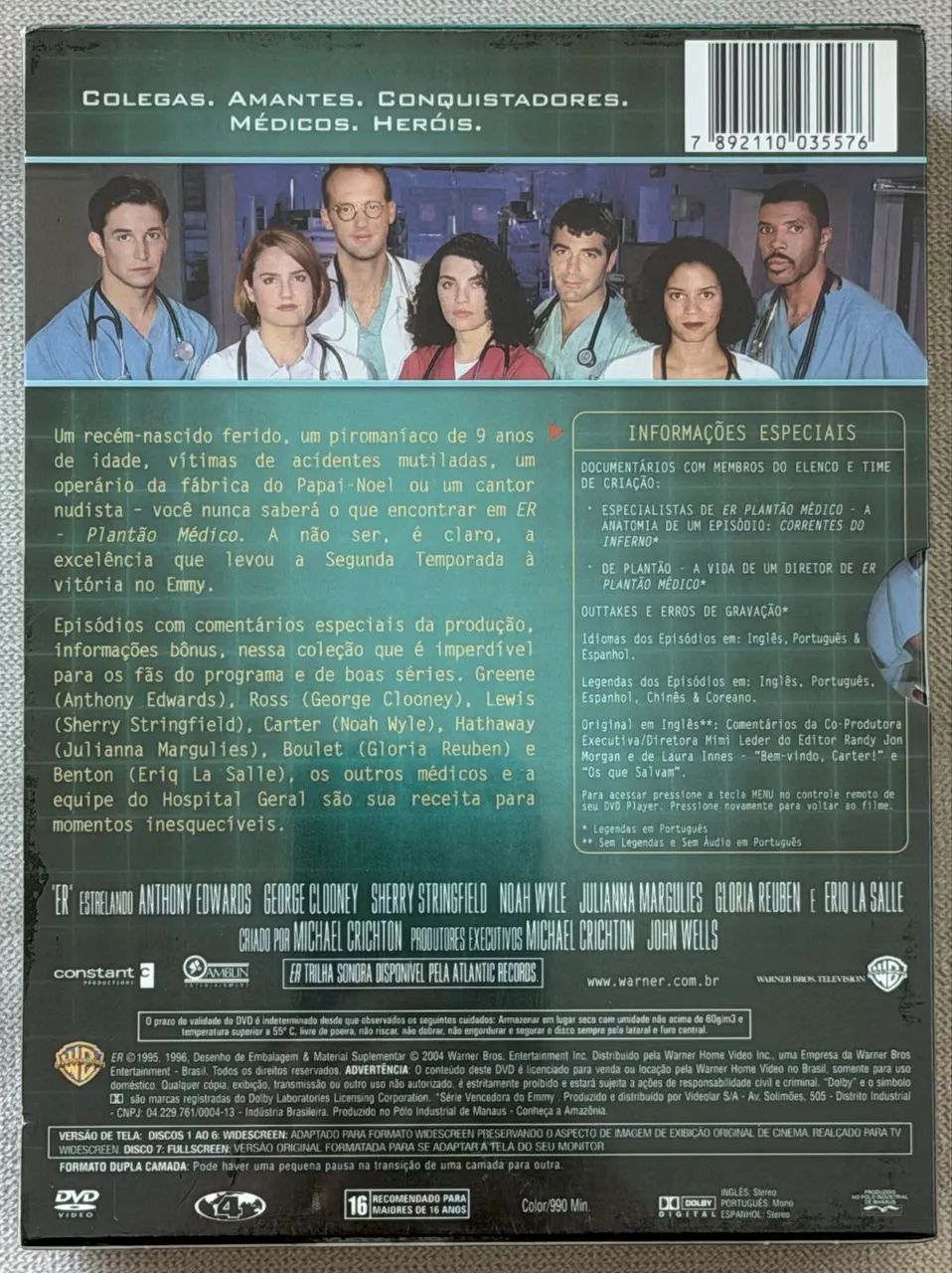 Box DVD ER Plantão Médico 2ª temporada completa (original e lacrado) - Foto 2