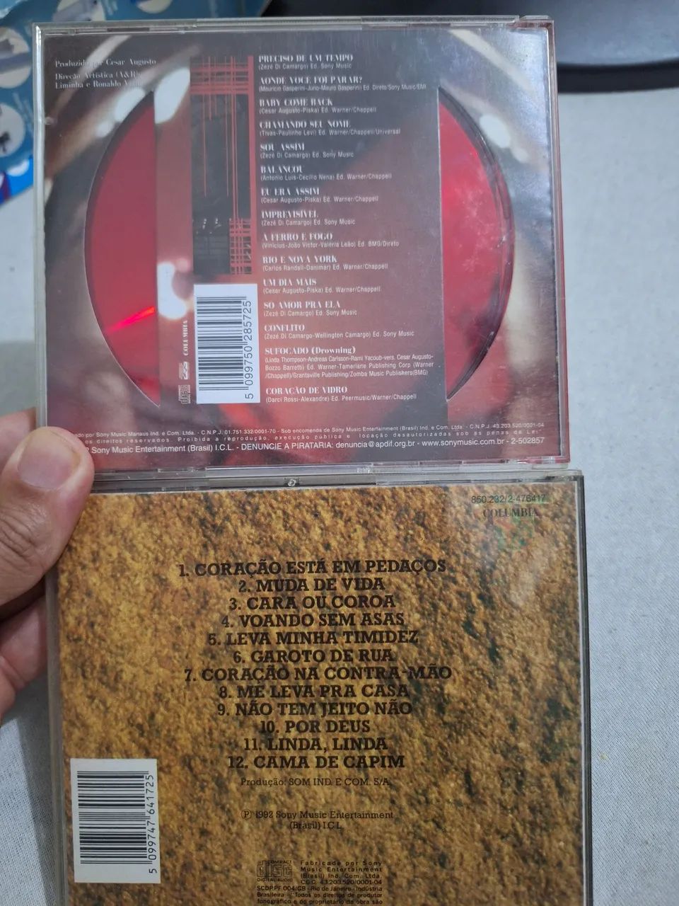 7 cd's originais zerei di camarão e luciano - CDs, DVDs etc