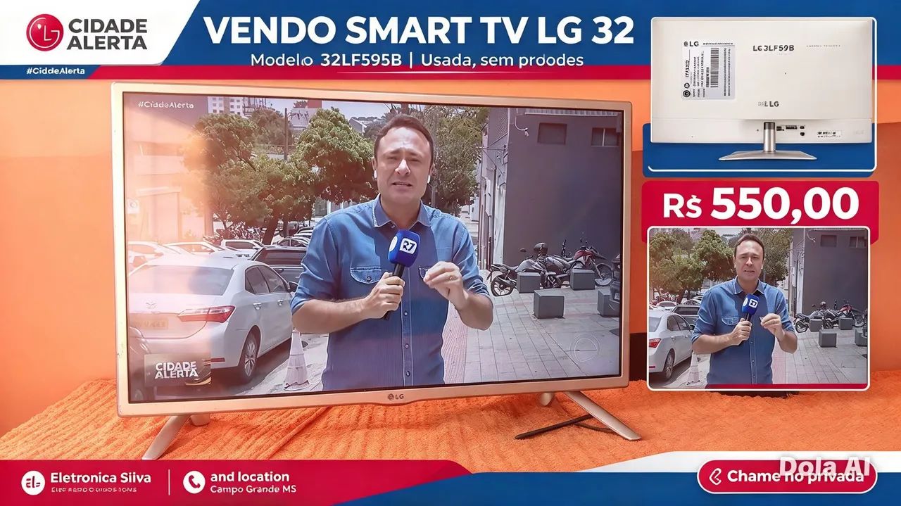 Vendo tv LG 32 smart  - Foto 5