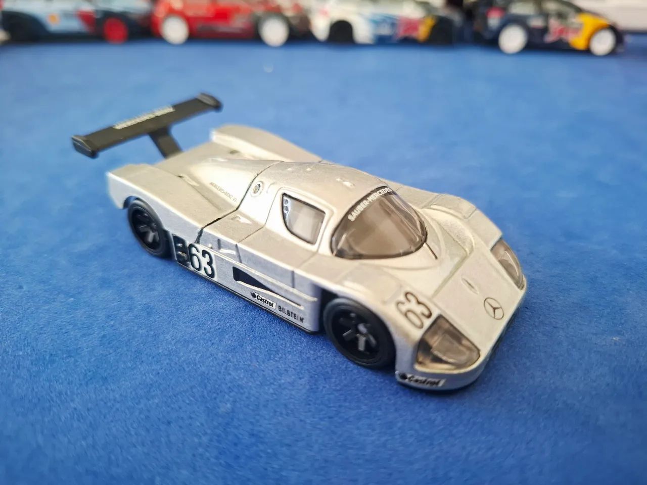 Miniatura Sauber Mercedes 1:64 Hot Wheels! Raridade Top!!! - Foto 5