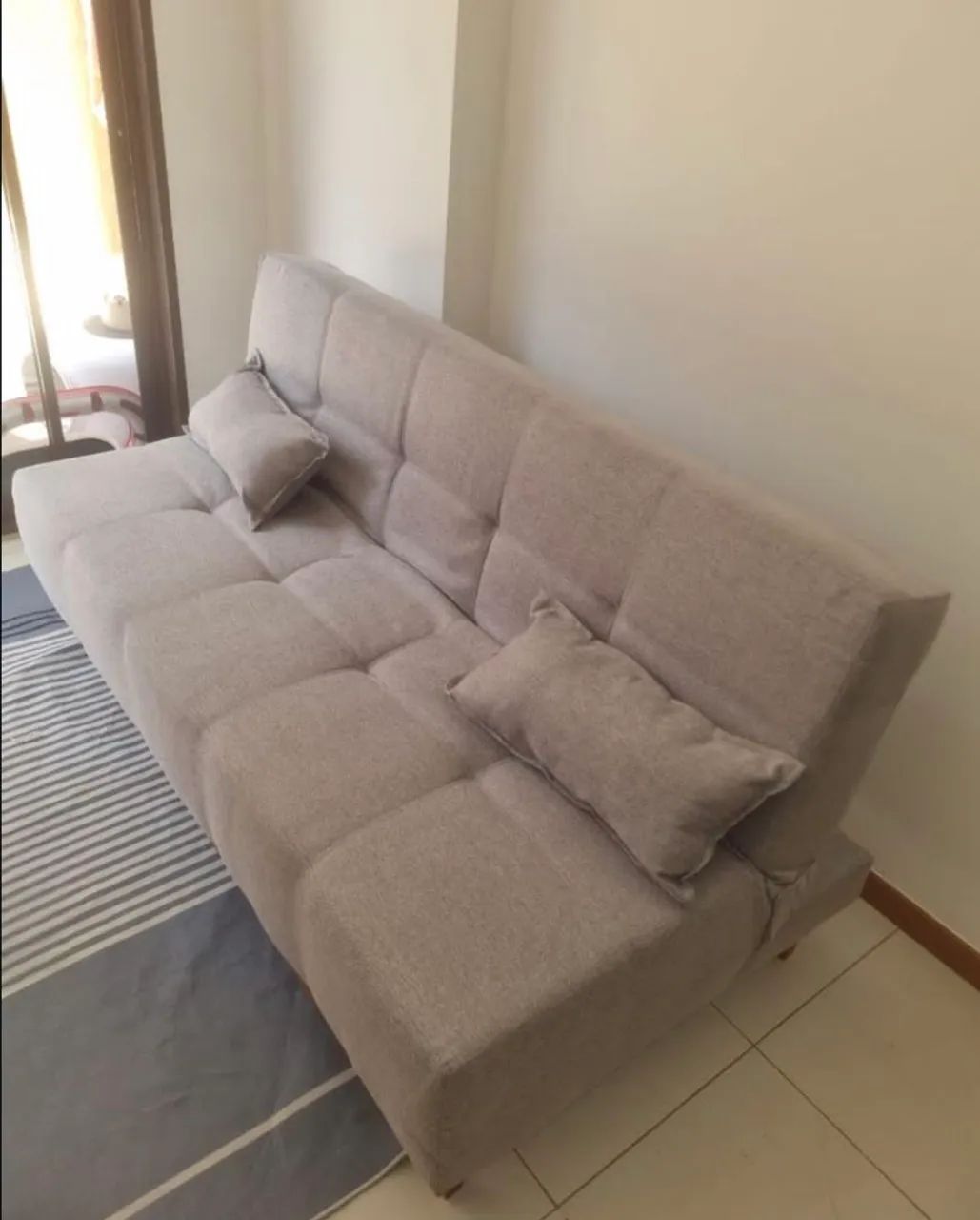 Sofá-cama reclinável sem braços 1,81m - Foto 4