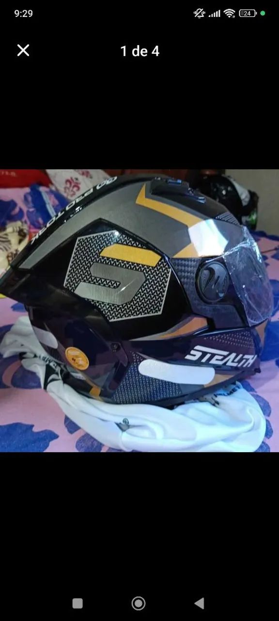 Capacete nunca usado
