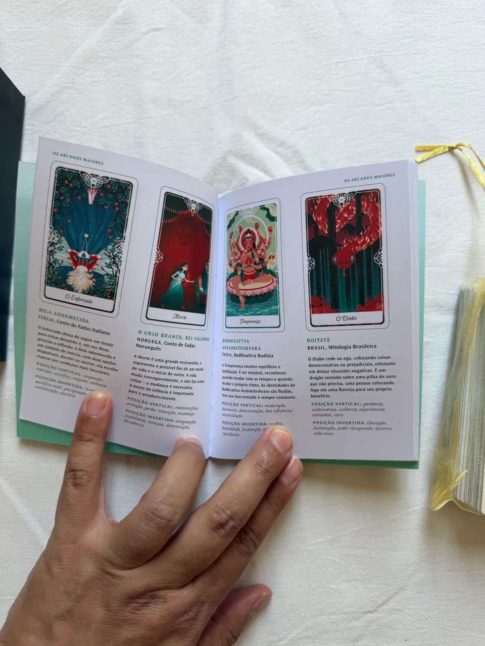 TARÔ DO DIVINO - Edição Manual Explicativo + cartas - Foto 3