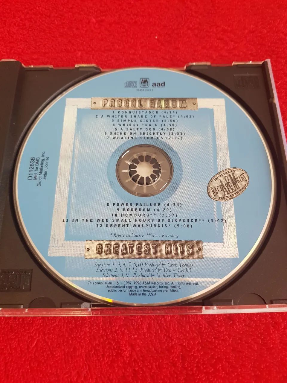 Cd Procol Harum - Greatest Hits - importado - Foto 5