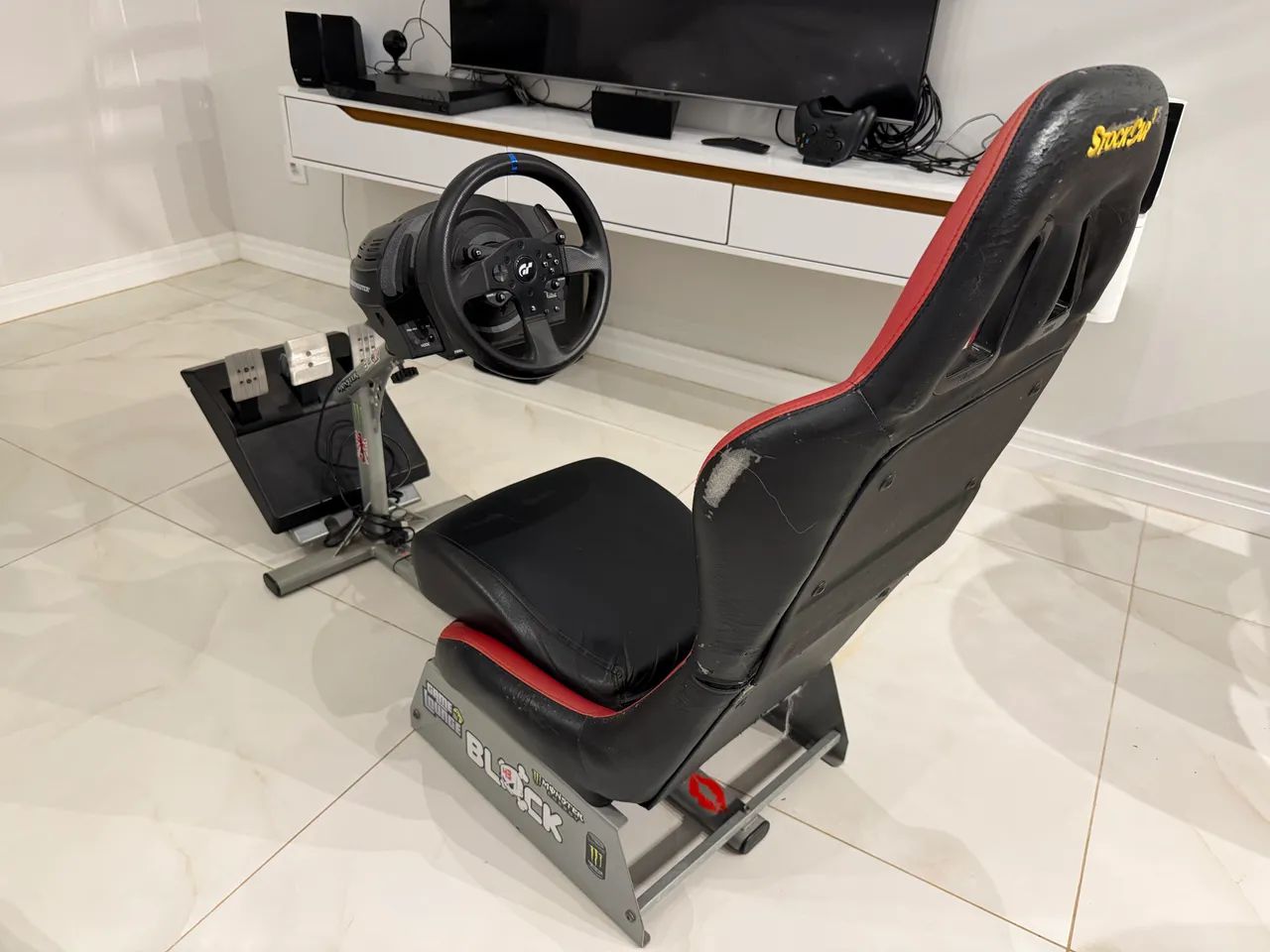 THRUSTMASTER T300RS GT + COCKPIT SIMULADOR CORRIDA - Foto 5
