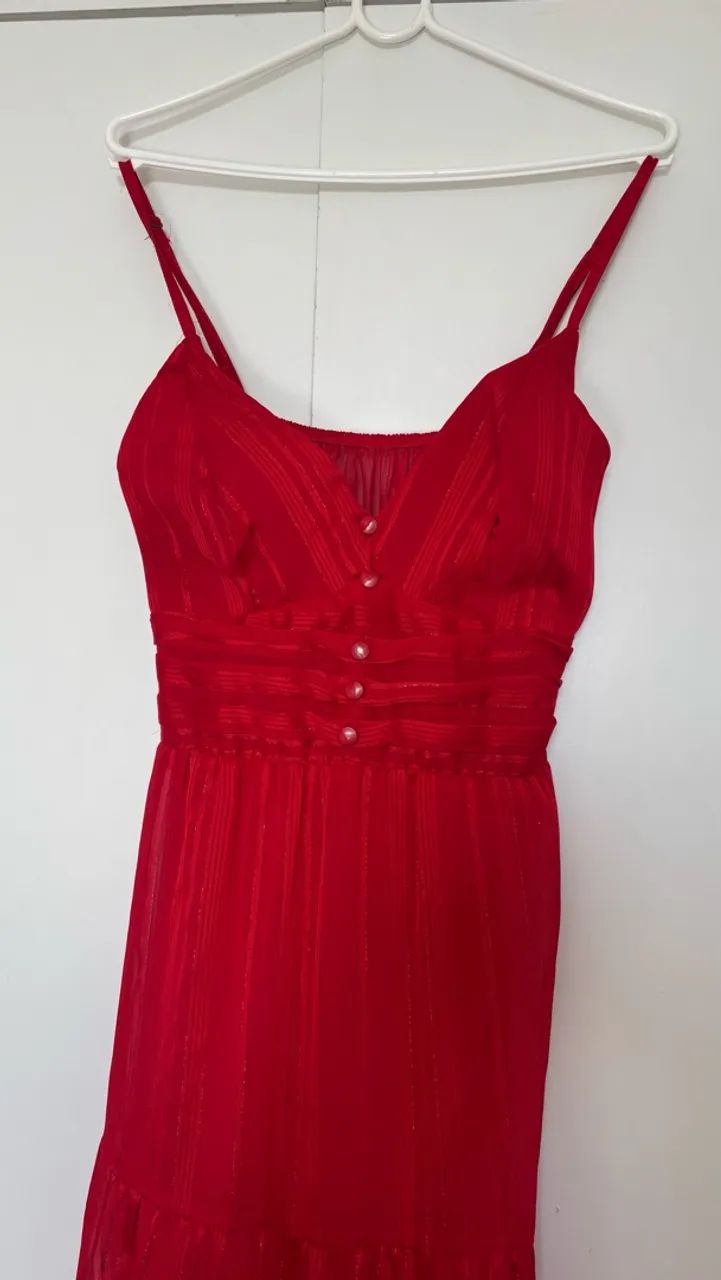 Vestido VERMELHO festa - Foto 2