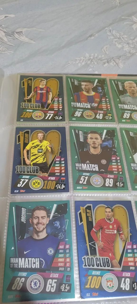 Álbum e Cards da tops Champions league 20/21 - Foto 5
