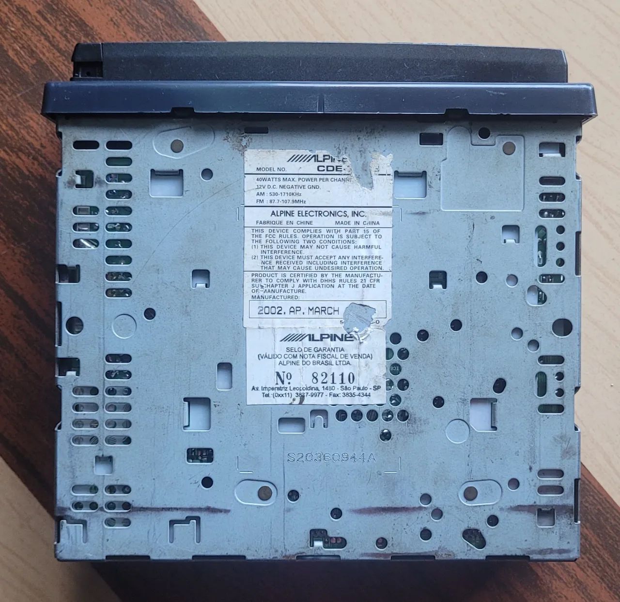 Rádio Alpine CDE-7856,  - Foto 4