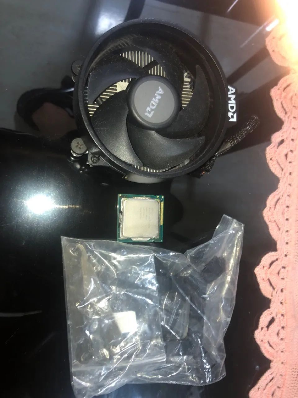 processador intel core i7 3770 3.40GHZ + cooler AMD
