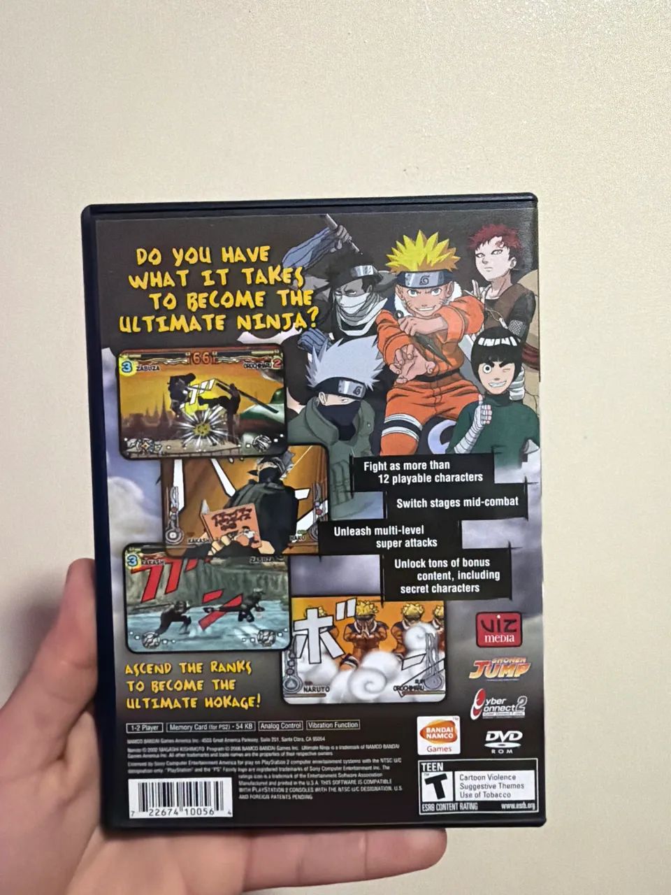 Naruto ultimate ninja ps2 original Americano  - Foto 2