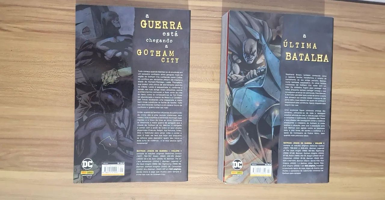 HQ Batman Jogos de Guerra vol 1 e Vol 2  - Foto 2